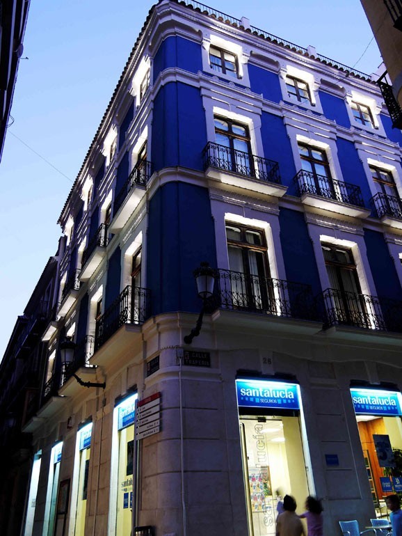 Rehabilitación de Fachada de edificio de oficinas en Calle Trapería (Murcia)